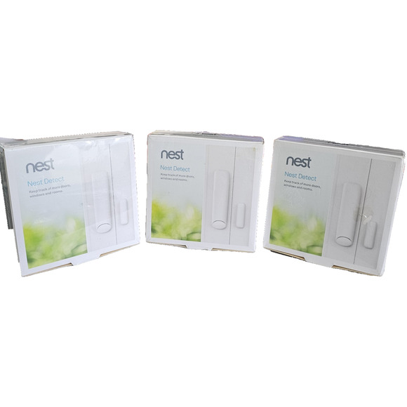 Lot of 3 Google Nest Detect Home Door/Window Sensor H1100WES - Brand NEW Sealed - Picture 1 of 7